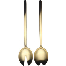 Dishwasher Safe Serving Cutlery Mepra Due Ice Oro Salad Server 2