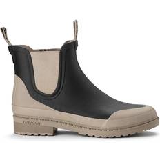 Gummi Chelsea boots Tretorn OffRoad - Black/Vintage Khaki