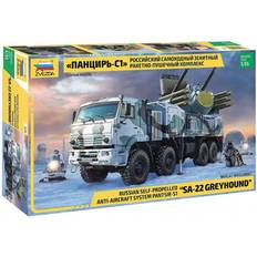 Zvezda Russian Self Propelled Anti Aircraft System Pantsir S1 SA 22 Greyhound 1:35