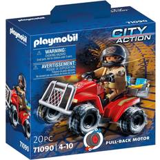 Vigile del Fuoco Set da gioco Playmobil City Action Fire Rescue Quad 71090