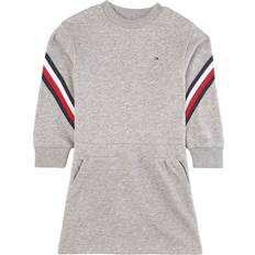 Tommy Hilfiger Signature Sweatshirt Dress - Light Grey Heather (KG0KG06271)