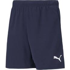 Blue - Shorts Trousers Puma Jr Team Rise Football Shorts - Peacoat/White