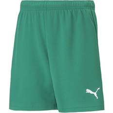 Verde Pantalones Puma teamRISE Football Shorts Kids - Pepper Green/Black