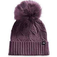 The North Face Purple Beanies The North Face Women's Oh-Mega Fur Pom Beanie - Blackberry Wine