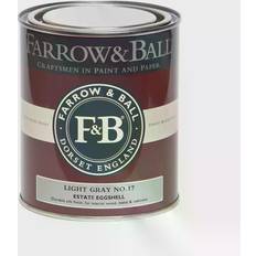 Farrow & Ball Estate No.17 Vernice per Metalli, Pittura per radiatori, Vernice per Legno Grigio 0.75L