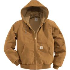 Carhartt duck active Carhartt Firm Duck Insulated Flannel Lined Active Jacket - Brown