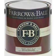 Farrow & Ball Estate No.17 Wall Paint, Ceiling Paint Light Grey 2.5L