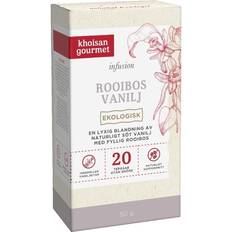 Rooibos khoisan Khoisan Gourmet Khoisan Gourmet Rooibos Vanilj 20 tepåsar 50g 20st