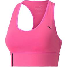 Puma Mid Impact Long Line Bra - Luminous Pink