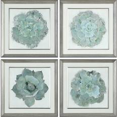 Square Framed Art Uttermost Natural Beauties Framed Framed Art 22x22"