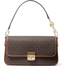 Michael Kors Bradshaw Small Logo Convertible Shoulder Bag - Brown/Acorn