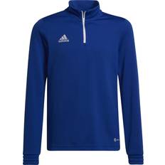 Adidas L Sweatshirts Children's Clothing Adidas Entrada 22 Half Zip Sweatshirt Kids - Blue