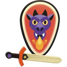 Tiere Spielzeugwaffen Vilac Wooden Sword & Shield Dragon