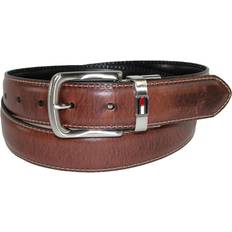 Tommy Hilfiger Belts Tommy Hilfiger Flag Logo Leather Reversible Belt - Brown/Black