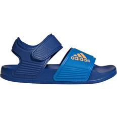 Adidas Kid's Adilette - Royal Blue/Flash Orange/Blue Rush