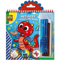 Dyr Hobbybokser SES Creative Activity Colouring Book Mosaic