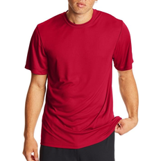 Fitness & Gym - Red T-shirts Hanes Sport Cool Dri Performance T-shirt Men - Deep Red