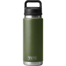 Silver Serving Yeti Rambler Water Bottle 26fl oz