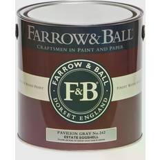 Farrow & Ball Estate No.242 Träfärg, Metallfärg Pavilion Grey 2.5L