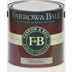 Farrow & Ball Estate No.242 Wood Paint, Metal Paint Pavilion Grey 2.5L