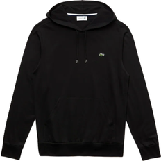 Lacoste XL Sweaters Lacoste Hooded Cotton Sweatshirt - Black