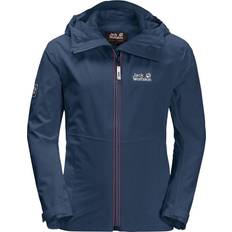 Stretch Skaljakker Børnetøj Jack Wolfskin Kid's JWP Shell - Dark Indigo