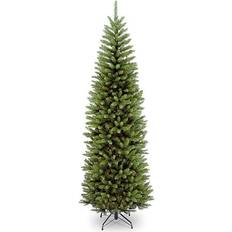 Green Christmas Trees National Tree Company Kingswood Fir Pencil 9-Foot Christmas Tree 9"