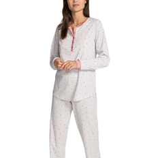 Calida Sweet Dreams Pyjama with Cuff - Rose Bud