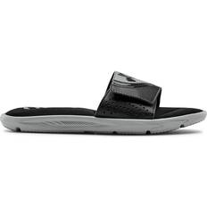 Boys - Synthetic Slippers Under Armour Boy's Ignite VI Slides - Steel/Black