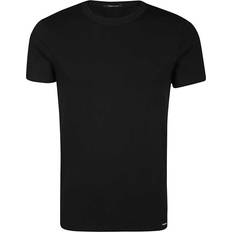 Cotton Crewneck T-shirt- Black