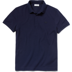 Lacoste Paris Regular Fit Stretch Cotton Piqué Polo Shirt - Navy Blue