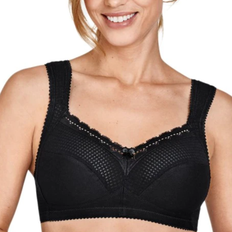 Miss Mary Diamond Non-Wired Bra - Black