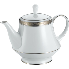 Porcelain Teapots Noritake Crestwood Platinum Teapot 0.296gal