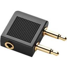 3,5-3,5 mm - Kabeladaptere Kabler Jabra Flight 2x3.5mm-3.5mm M-F Adapter