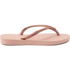 Pink Flip Flops Children's Shoes Havaianas Girls' Slims Flip-Flops Toddler, Little Kid, Big Kid