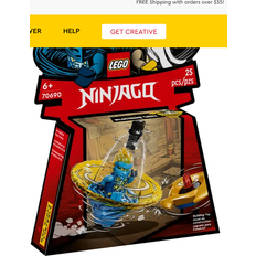Spinjitzu LEGO Ninjago Jay's Spinjitzu Ninja Training 70690