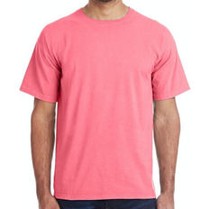 Pink - Unisex T-shirts Hanes ComfortWash Garment Dyed Short Sleeve T-shirt Unisex - Coral Craze