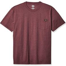 Dickies Short Sleeve Heavyweight Heathered T-shirt - Burgundy