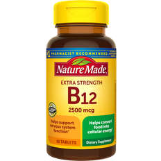 Vitamins & Supplements Nature Made Extra Strength Vitamin B12 2500mcg 60 pcs