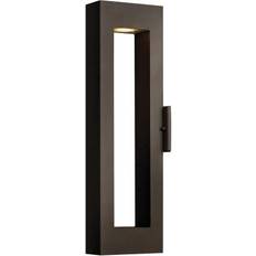 Hinkley Atlantis 1-Light Bronze LED Outdoor Wall Lantern Sconce Wall Flush Light 3"