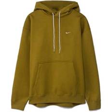 Nike Solo Swoosh Fleece Hoodie - Desert Moss/White