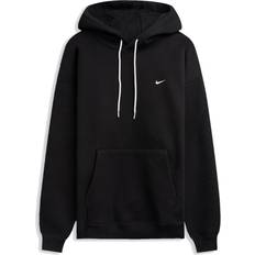 Nike Solo Swoosh Fleece Hoodie - Black/White