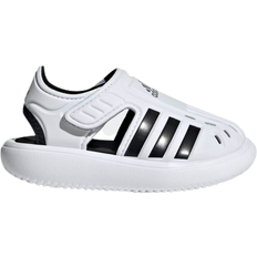 Adidas White Sandals Children's Shoes Adidas Closed-Toe Summer Water - Cloud White/Core Black/Cloud White