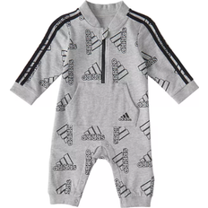 Adidas Allover Print Track Suit Coveralls - Medium Grey Heather (EY0118)