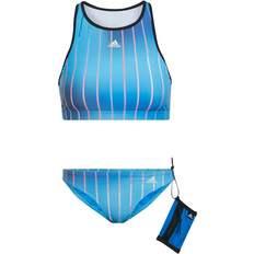 Adidas Women Bikini Sets adidas Women's Melbourne Print Bikini Set - Blue Rush/Black/White