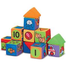 Melissa & Doug Match & Build Soft Blocks