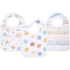 Aden + Anais Tåler maskinvask Savlesmække Aden + Anais Winnie the Pooh in the Woods Cotton Muslin Snap Bibs 3-pack