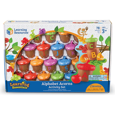 Wooden Toys Activity Toys Learning Resources Alphabet Acorns Activity Set