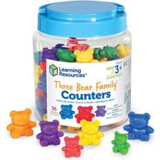 Learning Resources Three Bear Family Counters Set of 96