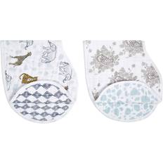 Aden + Anais Cura del Bambino Aden + Anais Jungle Cotton Muslin Burpy Bib 2-pack